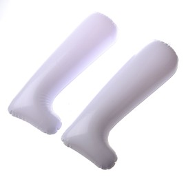 GRARRO 1 Pair 12 Inch White Film Inflatable Boot Stretcher Shaper Shoe Tree