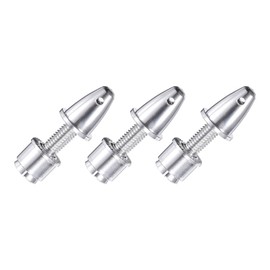 QUARKZMAN RC Airplane Propeller Spinner, 3.17mm Bore and 5mm Output Shaft Propeller Adapter Saver for Brushless Motors and Speed Controller, Pack of 3