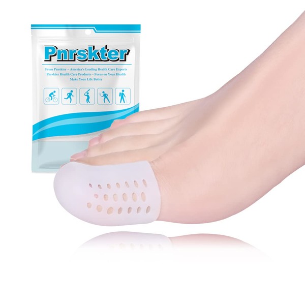 Gel Toe Caps Toe Protectors Breathable Toe Sleeves, New Material，for Blisters, Corns, Hammer Toes, Toenails Loss, Friction Pain Relief and More (10 PCS for Big Toe)