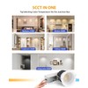 Adetu 2 Inch 5CCT Anti-Glare LED Recessed Ceiling Light with