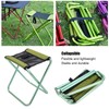 Foldable Chair Flexible Lightweight Breathable Portable Stool for Mountaineering Camping