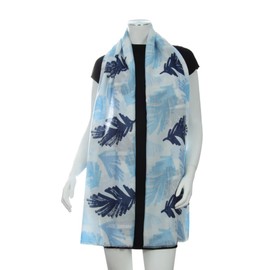 Majea 880037 Women's Scarf Head Scarf Scarf Women's Stole, Blue 1, Unit size