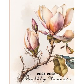 2024-2025 Monthly Planner: Weekly And Monthly Calendar Notebook : Inspire Every Month, Achieve Every Goal With Simple 8.5 x 11 Notebook - From January 2024 to December 2025