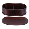 Portable Lunch Box Set Japanese Wooden Food Storage Container for