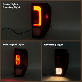 KAMDKI Right Passenger Side Tail Light LED Rear Lamp Compatible for 2017-2023 Honda Ridgeline With Bulbs RH 33500-T6Z-A03 33500T6ZA03