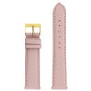 Tech Swiss Watch Band Genuine Leather Pink Quick Release Built-in