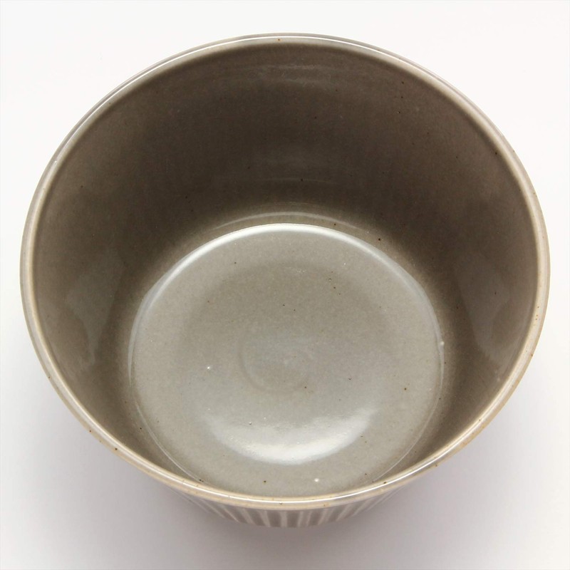 Kowa Pottery Hasami Ware Bowl, Embossed Gray