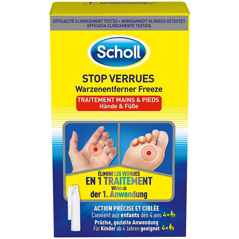 Scholl Freeze Foot and Hands Wart Stoppers - Pack of