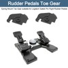 Spring Mount Toe Gear Replacement Stringk/Pro Flight Rudder Pedals Pedals