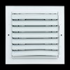 Fits 8x8 Duct Opening 3 Way Fixed Curved Blade Air