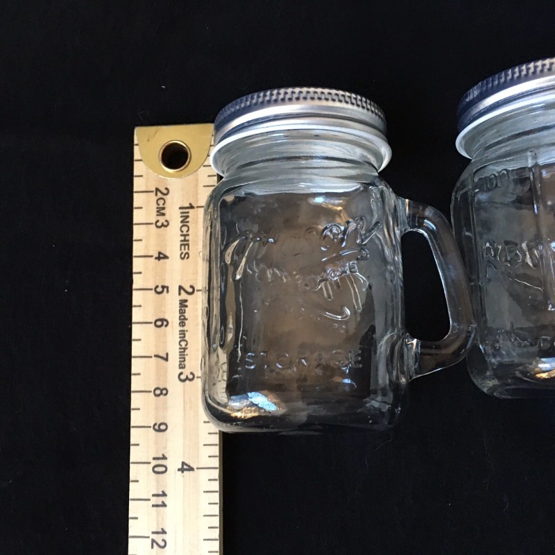 Mason Craft & More 2pc Mason Glass Jar Salt and