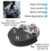 MUTUACTOR 4Pc Strong Rubber Coated Neodymium Magnets, Female Threaded Stud