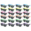 Edge I-Wear 24 Pack 80s Neon Party Sunglasses for Adult