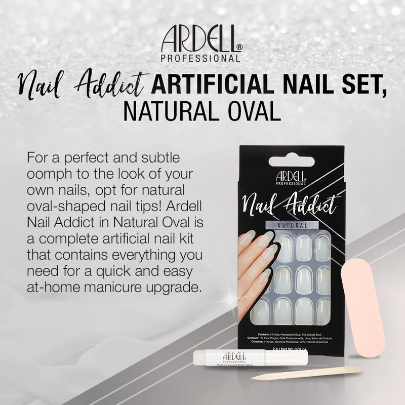 Ardell Nail Addict - Natural Style - False Nails -