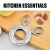 Pack of 2 Egg Slicer, Stainless Steel Egg Cutter, Boiled