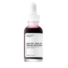 ‌Advanced AHA 30% + BHA 2% Exfoliating Serum: Unclogs Pores, Brightens Dullness, Controls Oil & Acne. Improves Rough Skin Texture for Smoother, Clearer, Glowing Complexion (1 Fl Oz,1)