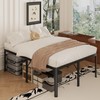 Yicensen 22 Inch High Queen Bed Frame Rounded Corner No