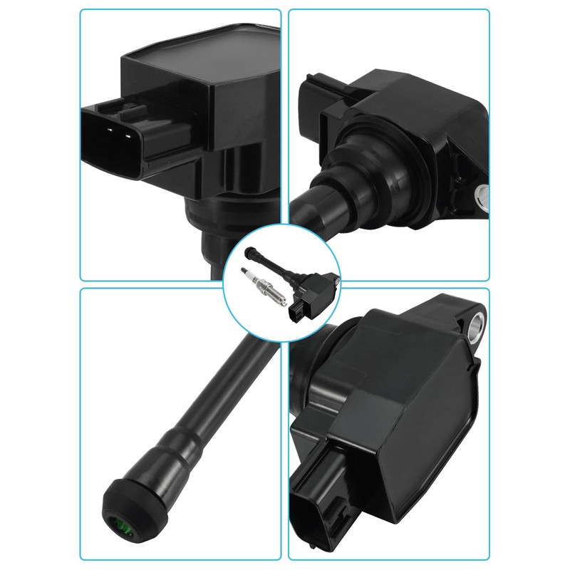 TAUTOY Set of 4 UF708 Ignition Coil Pack & Iridium