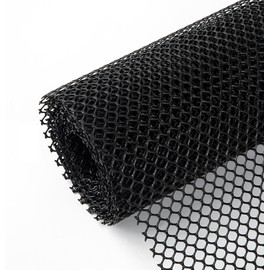 GLFZWJ Plastic Wire Mesh Fence Fence Roll, for Gardening, Barrier Netting,Poultry, Dogs, Rabbit Fencing Plastic Chicken Fence Wire Fencing Mesh Poultry Net(Size:Mesh 0.47in-3.3ft Wx98ft L,Color:Black)
