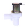 Beduan Plastic Water Solenoid Valve Normally Closed, DC 12V 1/2"