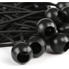 LIHAO Bungee Cord, Ball Stop, Elastic 25 Pieces, Cord, Fixing,
