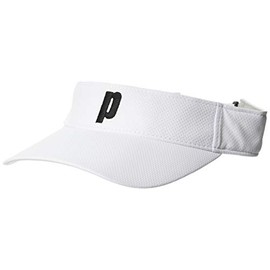 Prince PH519 Cool Sun Visor Tennis Wear, Unisex, white x black (202)