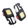 2 Pcs Keychain Work Light High Bright Mini COB Lamp