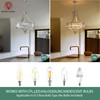 Avzkcy Modern Crystal Chandelier Brushed Nickel, 6-Light Round Pendant Lighting