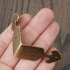 Tiazza 8Pcs Right Angle Brass Box Corner Protector Corner Braces