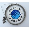 Catch All Tackle 49-Strand Cable Vinyl Coated 7x7 Stainless Steel Kit 30ft 480lb 1.6mm w/10 1.9mm crimps