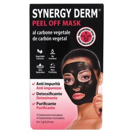 Incarose Synergy Derm Peel Off Mask with Vegetable Charcoal 4 x 7g