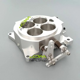 JDMPARTSHOP CNC Billet 1000CFM 4150 Flange Carburetor Throttle Body 1.75" core 4 Barrel Al