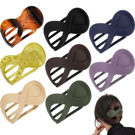 Pack of 8 Flat Hair Clips, French Hair Clips, Professional Hair Clips, Elegant Hair Accessories, Non-Slip for Women and Girls