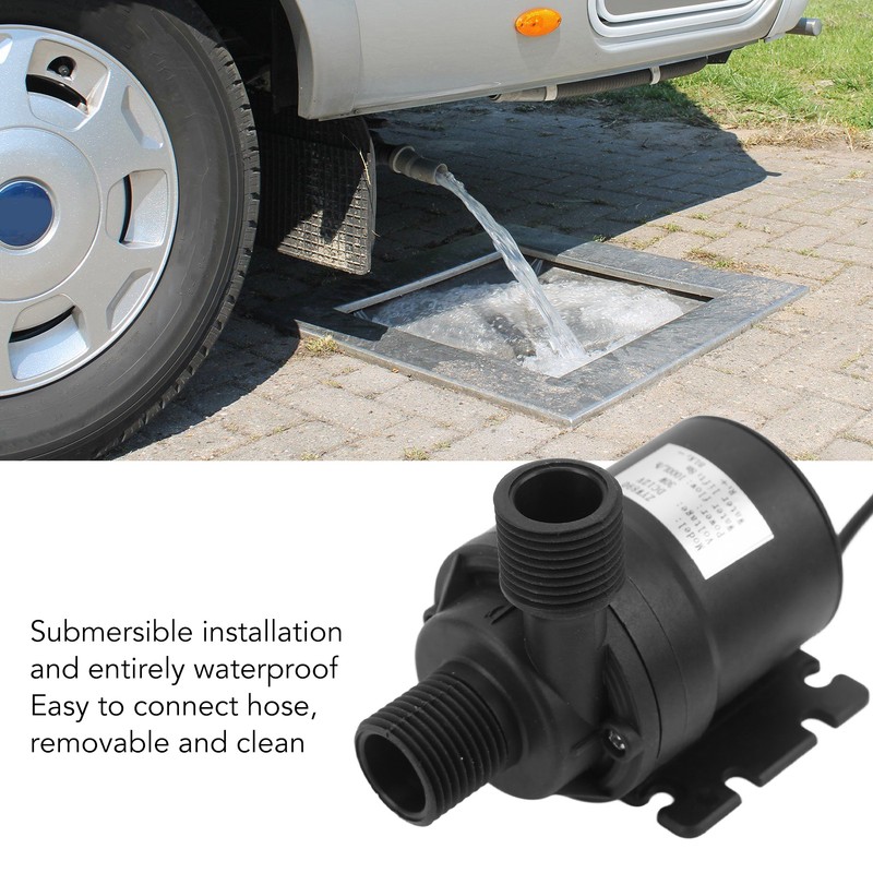 DC12V Brushless Water Pump Low Noise 30W 8m Lift Height