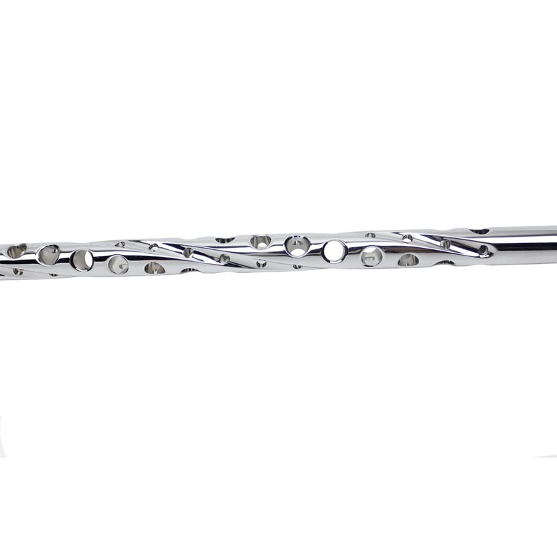 POWER JAMES Chrome Reversed Drillhole Shift Linkage for Harley Softail