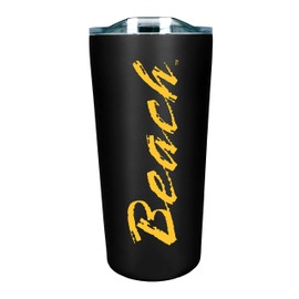 Cal State Long Beach Double Walled Soft Touch Tumbler, Design-2 - Black