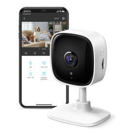 TP-Link Tapo 1080P Indoor Security Camera for Baby Monitor, Dog Camera w/Motion Detection, 2-Way Audio Siren, Night Vision, Cloud & SD Card Storage, Works w/Alexa & Google Home (Tapo C100)