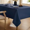 Veblandy Textured Tablecloth Rectangle Waterproof Table Cloth, Washable Table Cover