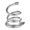 Shower hose line replacement to prevent corrosion and line kinking bathroom faucet