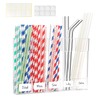 Celsisignis Acrylic Straw Holder for Cabinet, Straws Storage Container for