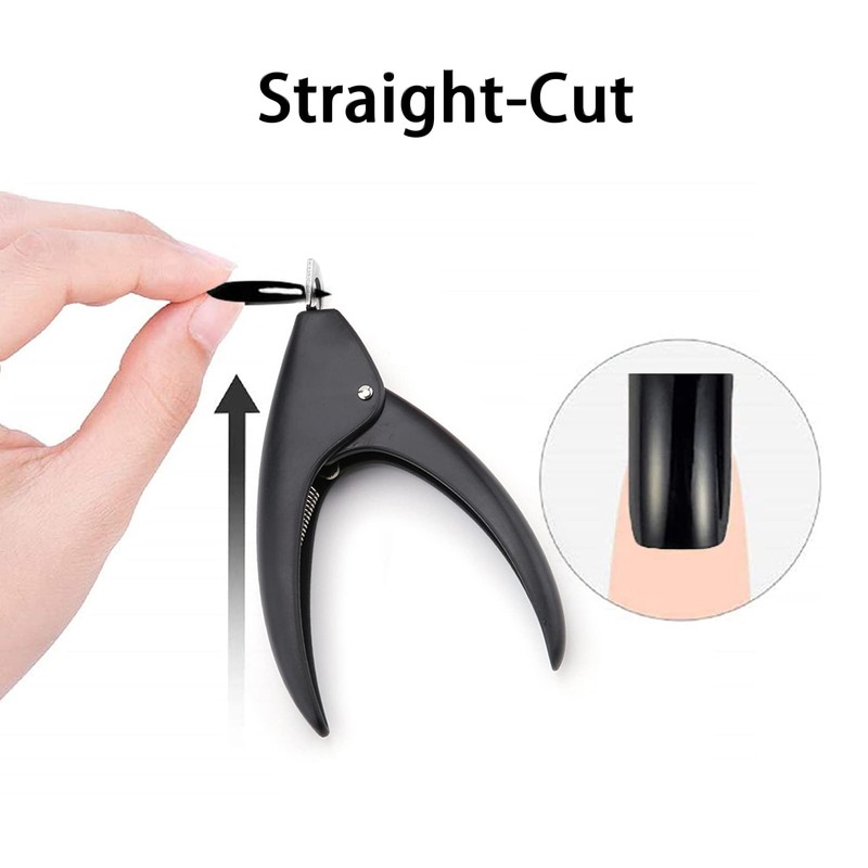 JeoPoom Nail Clipper, Acrylic Nail Tips Cutter, Professional Manicure Pedicure
