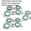 ISO-KF Flange NW40 KF40 Wing nut clamp Sets with Stainless