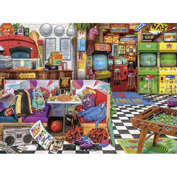 Buffalo Games - Aimee Stewart - Pixels and Pizza - 1000 Piece Jigsaw Puzzle