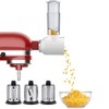 Slicer Shredder Attachment for KitchenAid Stand Mixers, Vegetable Cheese Grater