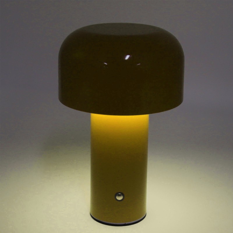 LED Desk Lamp Mushroom Design USB Charging 3 Color Temperature