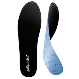 expertgel Ultra Thin Moisture Wicking Antibacterial Deodorizing Insoles for Men and Women (2 Pairs) (M)