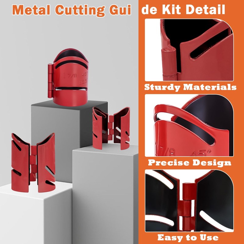 Sthovd Metal Cutting Guide Kit 1-7/8" Cuts at 45°, 90°,
