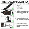 Guinzaglio per Cani Regolabile 2m per Cani Di Taglia Grande