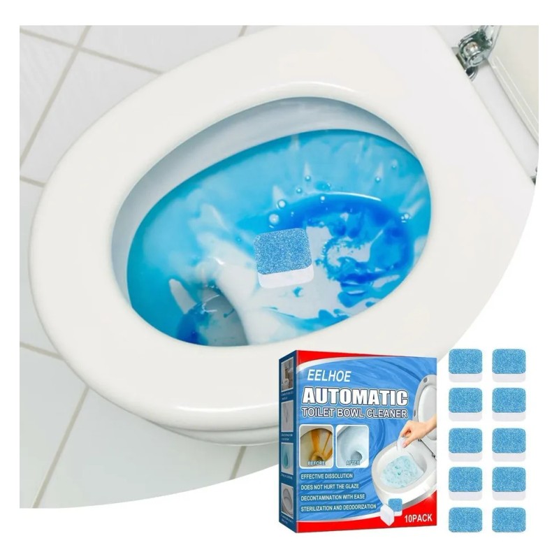 Tabletas Limpiadoras De Inodoros, Blanqueador Automático Efe