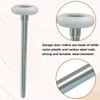OSVJE 2 Pcs 1.8" Nylon Garage Roller 7.5" Stem, Quiet
